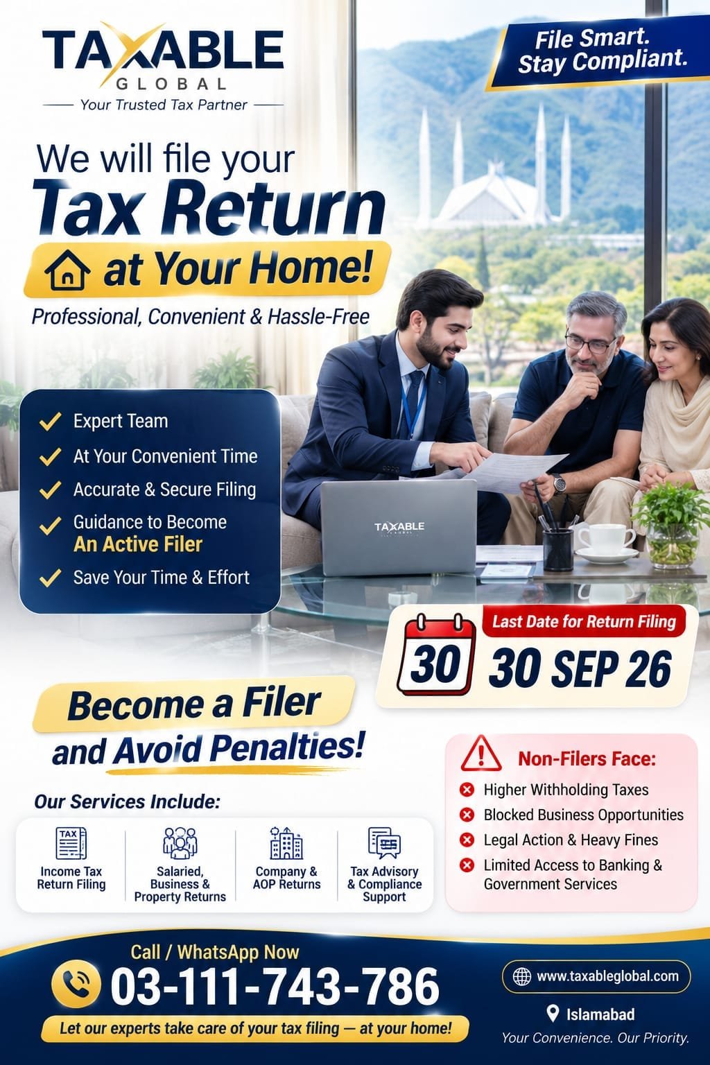 Taxable Global Tax Return Filing